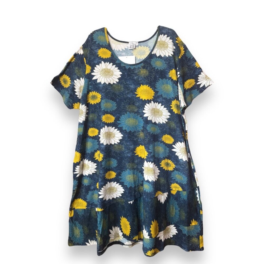 Parsley& Sage Floral Knit Dress NWT